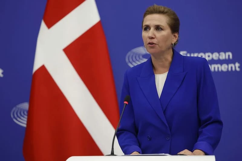 Primera ministra de Dinamarca, Mette Frederiksen