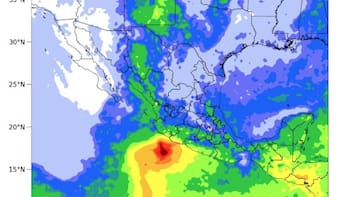 Pronóstico de lluvias muy fuertes para hoy sábado 19 de septiembre, en Chiapas y el domingo 20 en Oaxaca