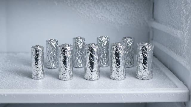 Meter las pilas en el congelador cubiertas con papel aluminio: para que sirve y cada cuánto hacerlo