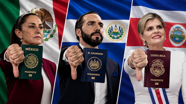 Oficial | México, El Salvador y Costa Rica prohíben el ingreso al país a todos los ciudadanos que posterguen la renovación de su pasaporte