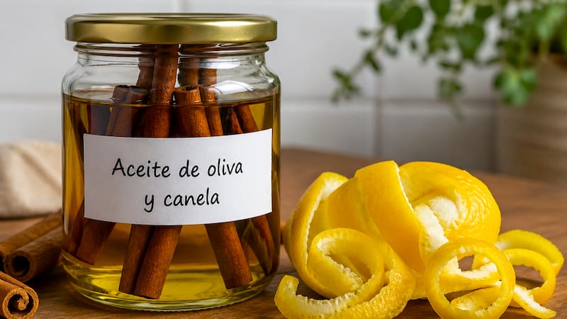 Mezclar aceite de oliva, canela y cáscara de limón: para qué sirve y por qué lo recomiendan mucho los expertos