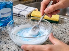 Mezclar bicarbonato de sodio y detergente: para qué sirve y cómo usarlo para limpiar el baño