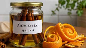Mezclar aceite de oliva con cáscaras de naranja y ramitas de canela: por qué lo recomiendan y para qué sirve