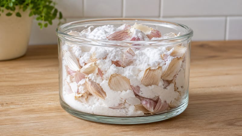 Mezclar bicarbonato de sodio con cáscaras de ajo: para qué sirve y por qué lo recomiendan
Fuente: IA