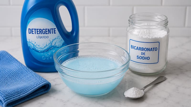 Mezclar bicarbonato de sodio con detergente: para qué sirve y por qué lo recomiendan
Fuente: IA