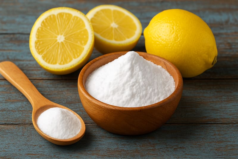 Truco casero de bicarbonato de sodio con jugo de limón