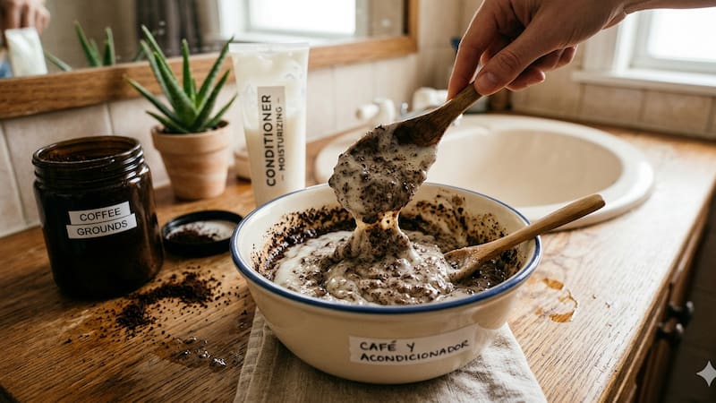 Mezclar café y acondicionador: por qué recomiendan hacerlo y por qué cientos de mujeres lo usan