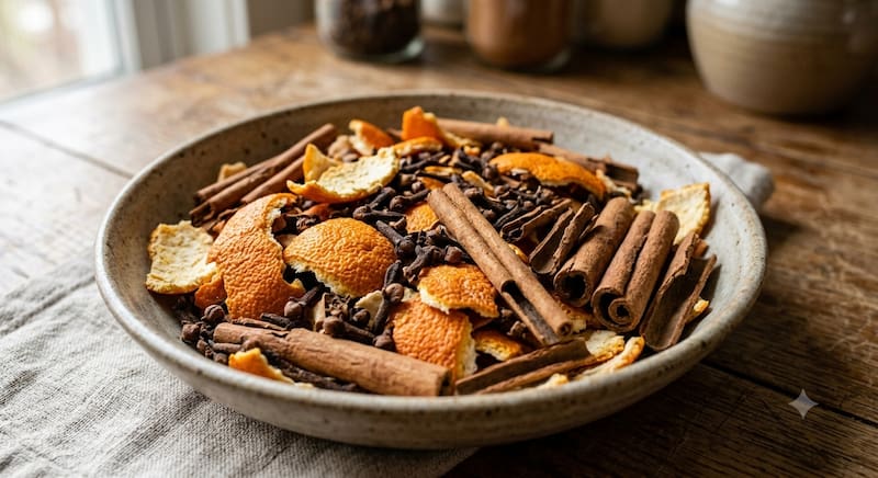 Mezclar cáscaras de naranja, clavo de olor y canela para qué sirve y cómo se usa en una infusión.