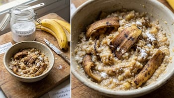 Mezclar cáscaras de plátano con bicarbonato: por qué se recomienda y para qué se usa