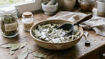 Por qué recomiendan mezclar hojas de laurel con bicarbonato: para qué sirve y por qué miles ya lo aplican en sus hogares