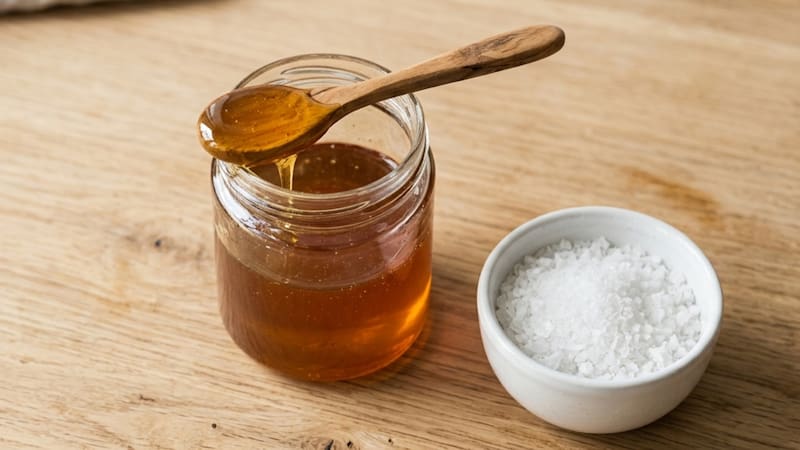 Mezclar miel con sal: para qué sirve y por qué lo recomiendan antes de entrenar.