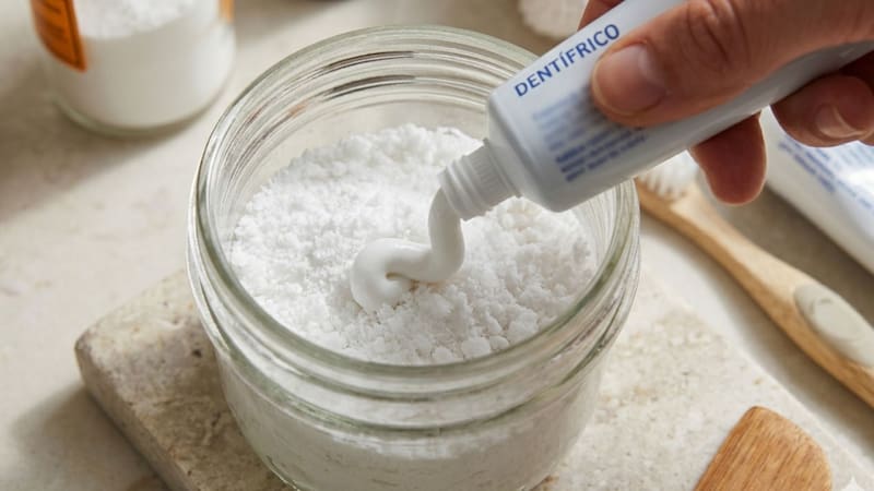 Mezclar pasta dental con bicarbonato, para qué sirve y qué beneficios tiene
Fuente: IA