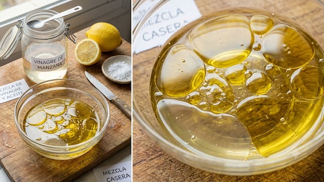 Mezclar vinagre de manzana con aceite neutro: por qué lo recomiendan tanto y para qué sirve