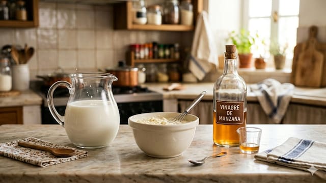 Mezclar leche con vinagre: para qué sirve y por qué recomiendan hacerlo