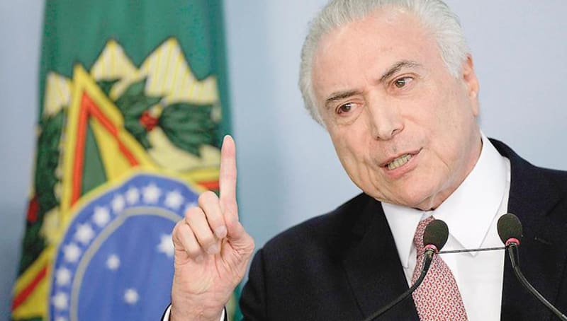 El expresidente de Brasil Michel Temer