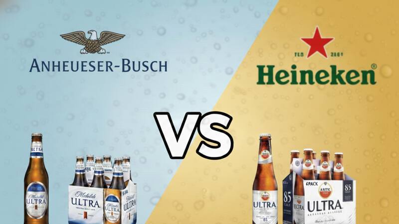Anheuser-Busch acusó a Heineken de hacer una "copia ilegal" de la imagen de Michelob Ultra para Amstel en el mercado mexicano.