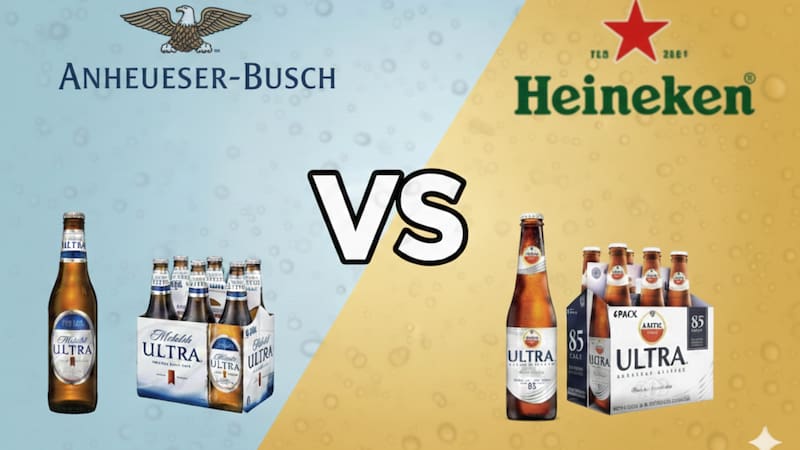 Anheuser-Busch acusó a Heineken de hacer una "copia ilegal" de la imagen de Michelob Ultra para Amstel en el mercado mexicano.
