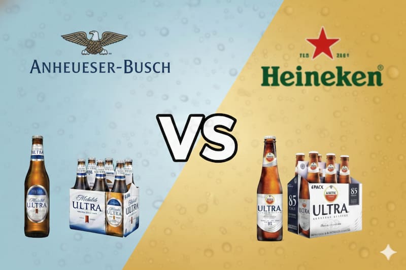Anheuser-Busch acusó a Heineken de hacer una "copia ilegal" de la imagen de Michelob Ultra para Amstel en el mercado mexicano.