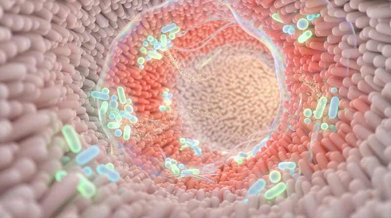 El microbioma intestinal influye en el funcionamiento del sistema inmunitario.