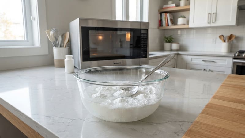 Bicarbonato de sodio y agua para limpiar el microondas: por qué lo recomiendan y cómo aplicarlo de la manera correcta, según especialistas