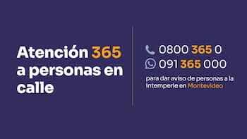 MIDES renueva números para recibir avisos sobre personas en situación de calle en Montevideo