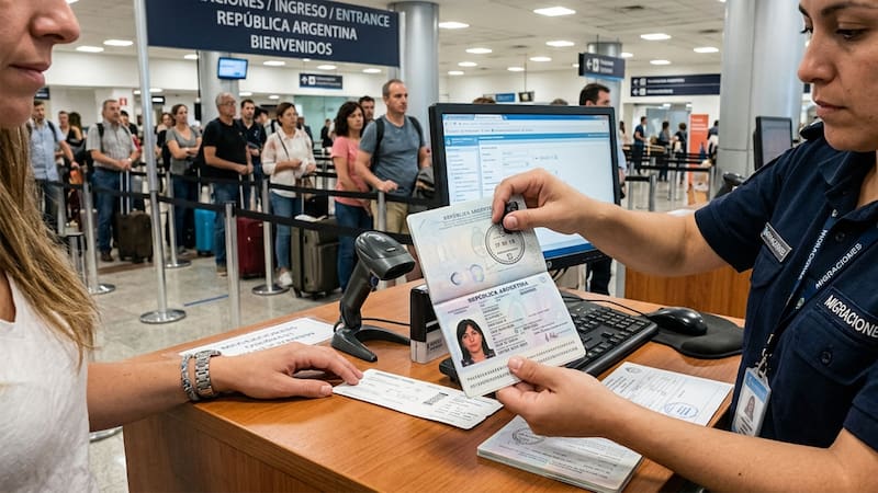 La Dirección Nacional de Migraciones recordó que los turistas extranjeros deben cumplir con el plazo de permanencia autorizado al ingresar al país. Foto: IA.