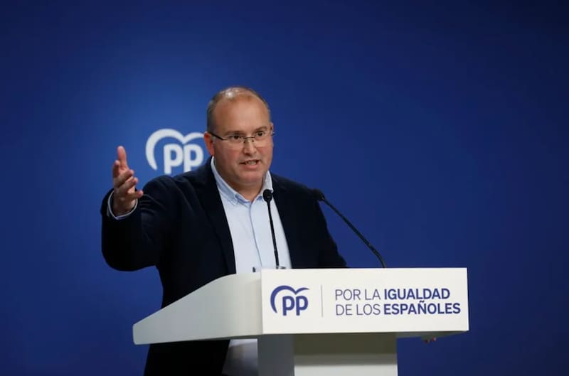 Miguel Tellado ha instado a Pedro Sánchez a convocar elecciones generales.