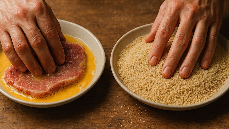 Truco casero | Cómo evitar que el pan rallado se pegue en las manos al hacer milanesas. Foto (Archivo)