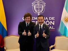 Milei se reunió en Colombia con Abelardo de la Espriella antes de su asunción presidencial
