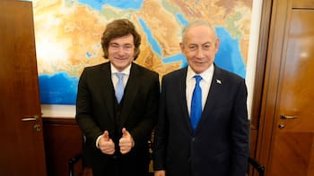 Milei se reunió con Netanyahu tras visitar el Muro de los Lamentos en Jerusalén