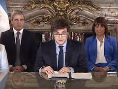 Milei graba la cadena nacional por la reforma del BCRA con la Mesa Política y el equipo económico
