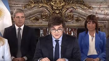 Milei graba la cadena nacional por la reforma del BCRA con la Mesa Política y el equipo económico