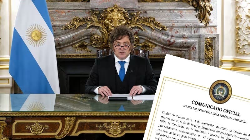 La Oficina del Presidente confirmó el inicio de procedimientos sancionatorios contra 45 sujetos este viernes.