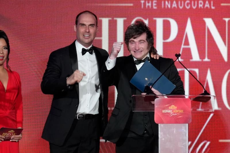 Milei con Eduardo Bolsonaro