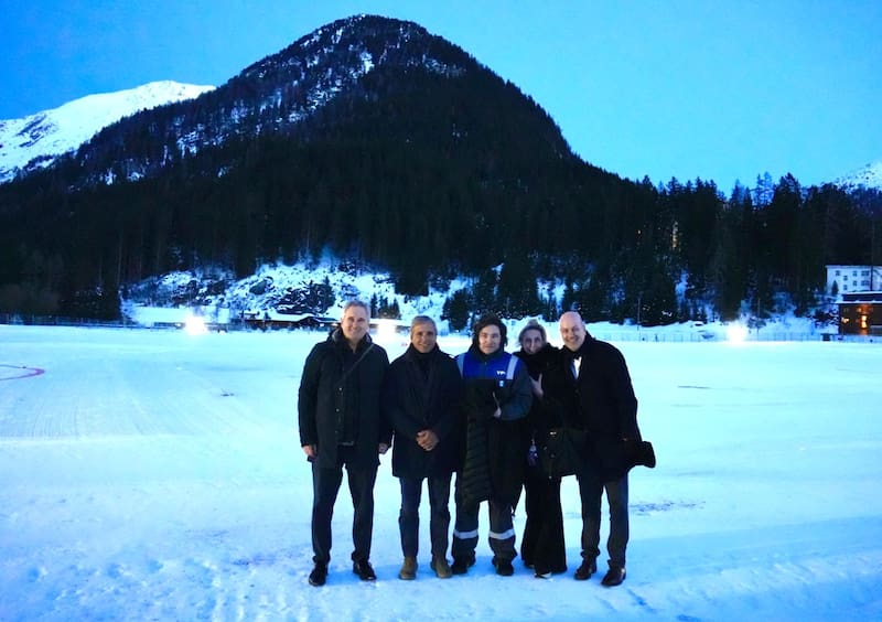 Javier Milei llegó a Davos acompañado por Quirno, Caputo, Karina Milei y Sturzenegger