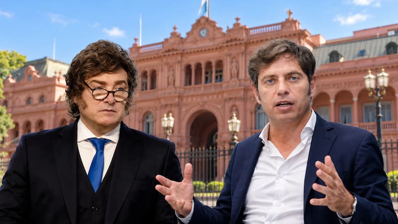 Javier Milei y Axel Kicillof, el mano a mano más probable rumbo a las presidenciales.