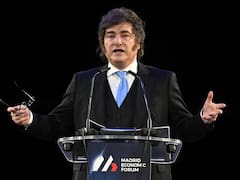 En España, Milei llamó “impresentable” a Sánchez y celebró “el fin de la basura inmunda del socialismo” gracias a Trump