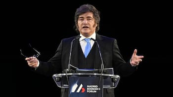 En España, Milei llamó “impresentable” a Sánchez y celebró “el fin de la basura inmunda del socialismo” gracias a Trump