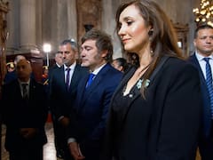 Javier Milei y un frío saludo con Victoria Villarruel que la transmisión oficial no mostró