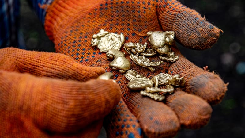 La mina de oro que pertenece a un solo país.