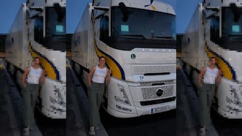 Miriam, camionera argentina en España: “Paso hasta 24 días fuera de casa y al regresar solo tengo 3 días para mis seres queridos”