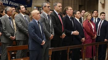 Misa por el Papa Francisco: una postal de convivencia forzada entre Adorni, Villarruel y Kicillof