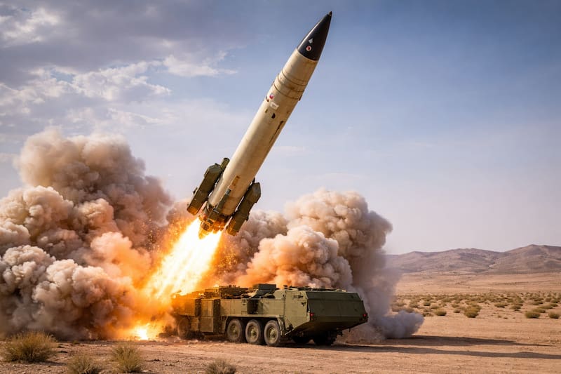 El misil iraní despertó preocupación internacional por su alcance, potencia y capacidad para impactar objetivos estratégicos a gran distancia.