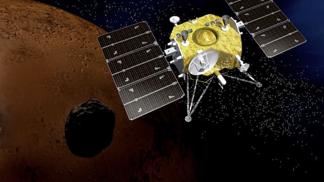 Una misión espacial con participación nacional ya viaja hacia una luna de Marte para resolver un misterio de miles de millones de años