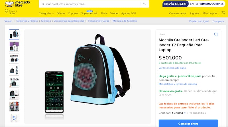 Las mochilas inteligentes incorporan pantallas LED capaces de mostrar imágenes, textos y animaciones personalizadas. Existen distintos formatos ya que no todas son iguales.