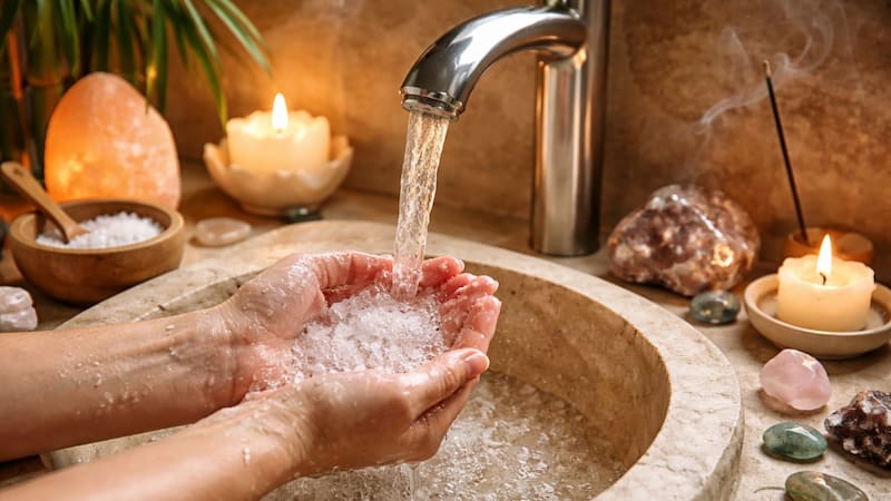 Mojar las manos en agua con sal: para qué sirve y por qué recomiendan hacerlo