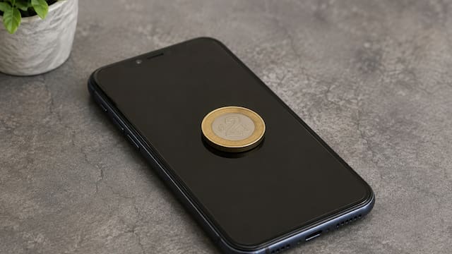 Poner una moneda arriba del celular: para qué sirve y qué efecto genera