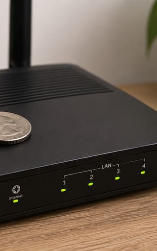 Por qué recomiendan poner una moneda en el router del wifi y para qué sirve
