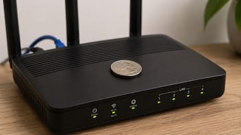 Por qué recomiendan poner una moneda en el router del wifi y para qué sirve