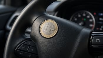 Pegar una moneda al volante del auto: para que sirve y por qué es importante para el funcionamiento del coche